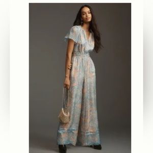 Anthropologie The Somerset Jumpsuit Organza Edition